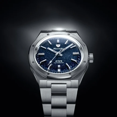 Чоловічий годинник NIVADA GRENCHEN F77 SST DARK BLUE AVENTURINE MK1 37 MM 68010A77 купити за ціною 88800 грн на сайті - THEWATCH