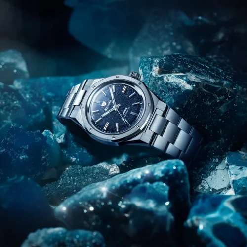 Чоловічий годинник NIVADA GRENCHEN F77 SST DARK BLUE AVENTURINE MK1 37 MM 68010A77 купити за ціною 88800 грн на сайті - THEWATCH