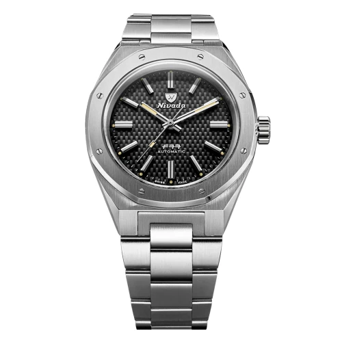 Чоловічий годинник NIVADA GRENCHEN F77 SST BLACK MK2 41 MM 68041A77A купити за ціною 84500 грн на сайті - THEWATCH