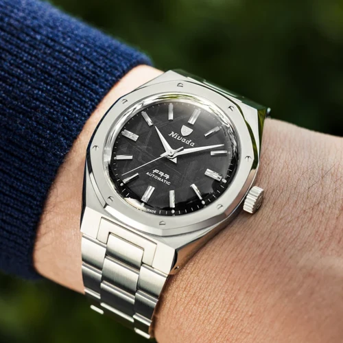 Чоловічий годинник NIVADA GRENCHEN F77 SST METEORITE MK2 38 MM 68049A77 купити за ціною 88800 грн на сайті - THEWATCH