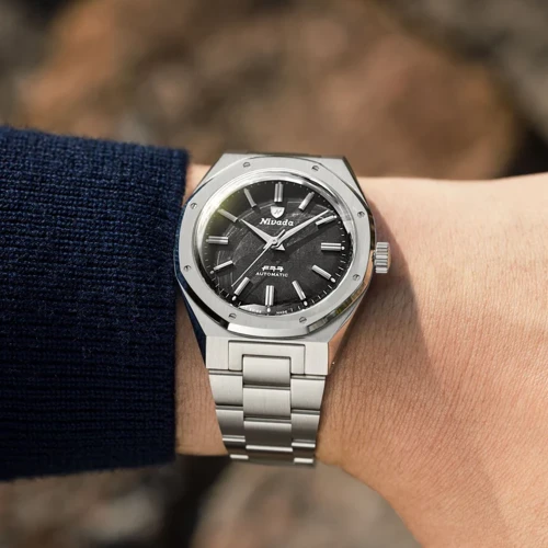 Чоловічий годинник NIVADA GRENCHEN F77 SST METEORITE MK2 38 MM 68049A77 купити за ціною 88800 грн на сайті - THEWATCH
