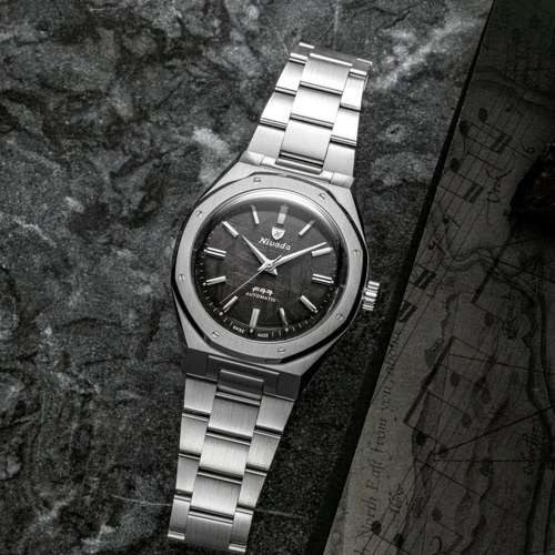 Чоловічий годинник NIVADA GRENCHEN F77 SST METEORITE MK2 38 MM 68049A77 купити за ціною 88800 грн на сайті - THEWATCH