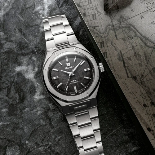 Чоловічий годинник NIVADA GRENCHEN F77 SST METEORITE MK2 38 MM 68049A77 купити за ціною 88800 грн на сайті - THEWATCH