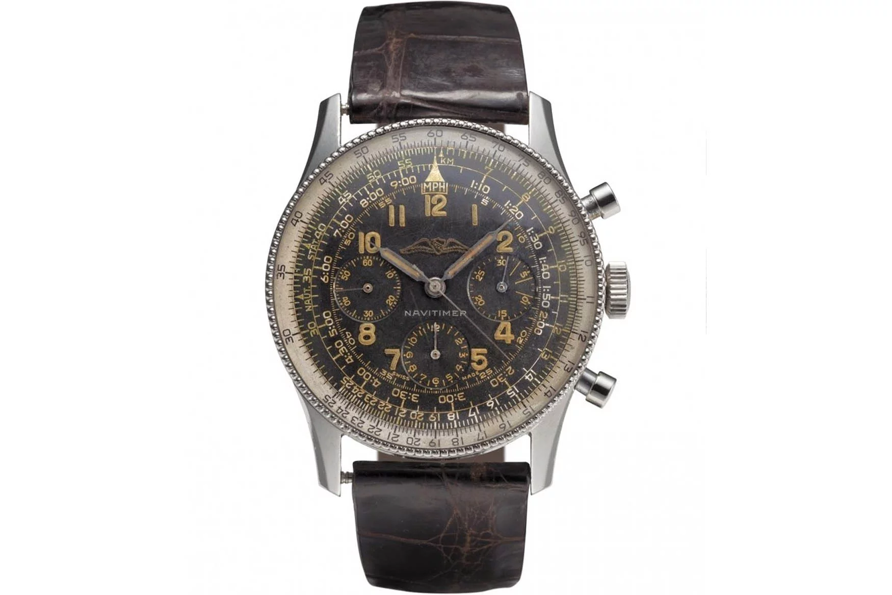 Breitling Navitimer 1954 года с механизмом Valjoux 72