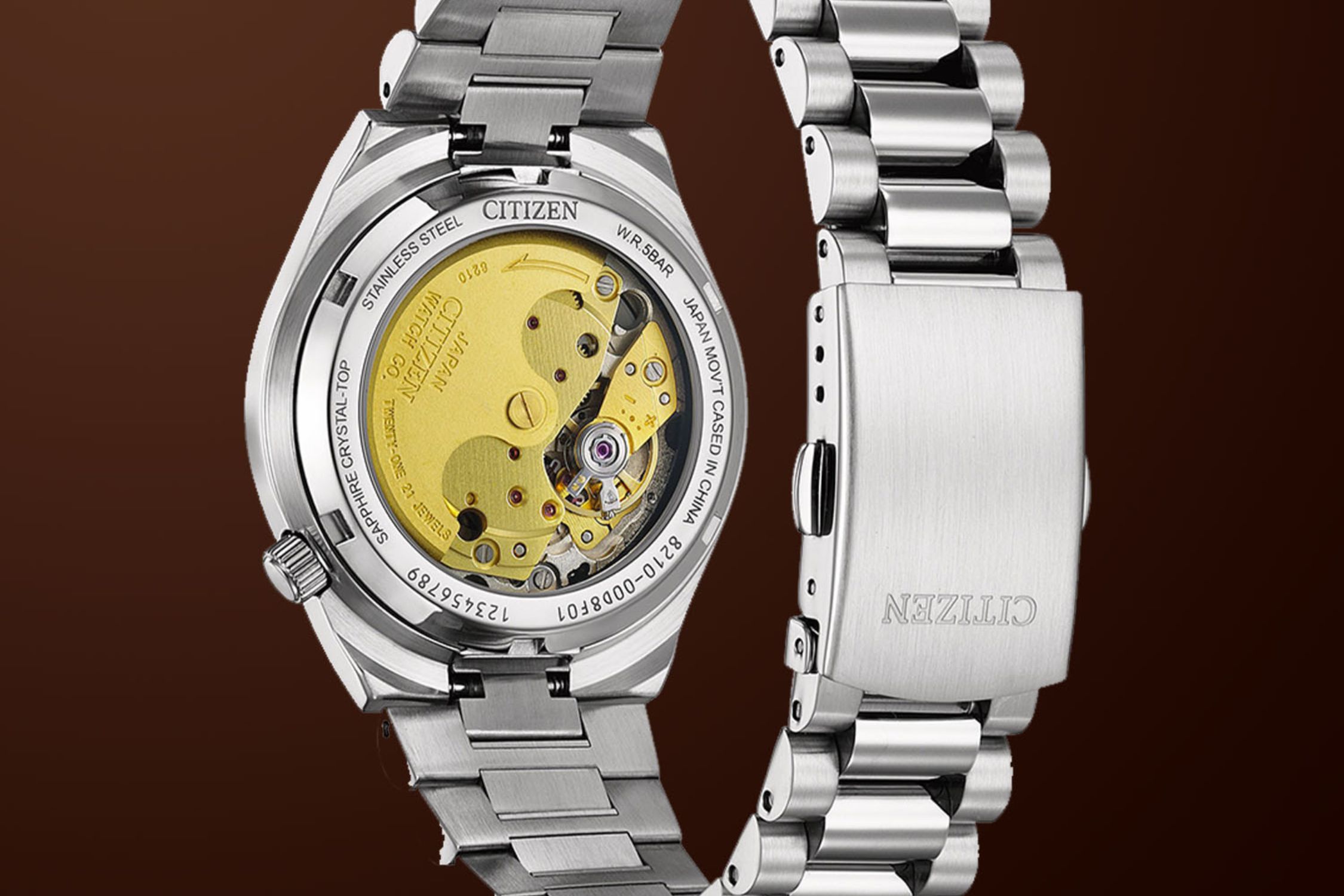 CITIZEN TSUYOSA 37MM “TIME SLIP” З ЧОРНИМ ЦИФЕРБЛАТОМ У ДИМЧАСТОМУ
