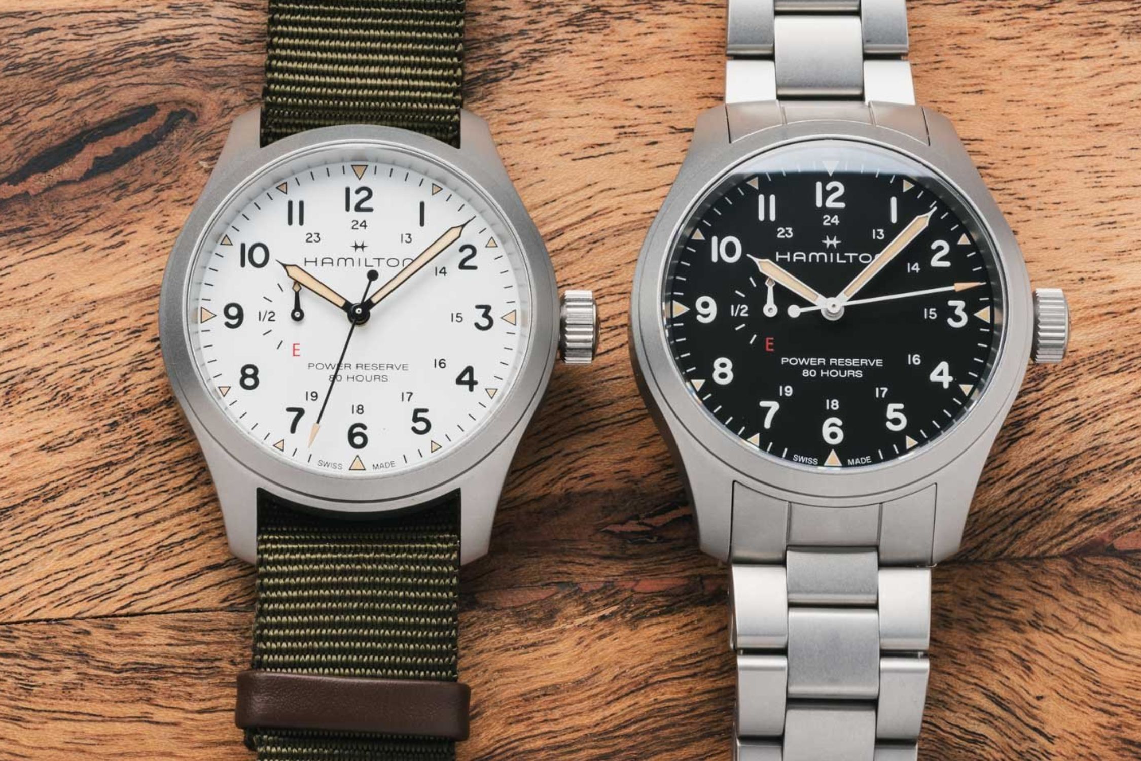 HAMILTON KHAKI FIELD MECHANICAL POWER RESERVE