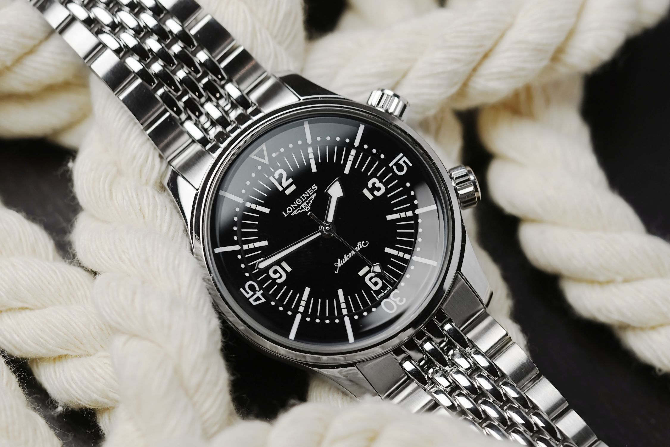 Годинник Longines Legend Diver L3.764.4.50.6